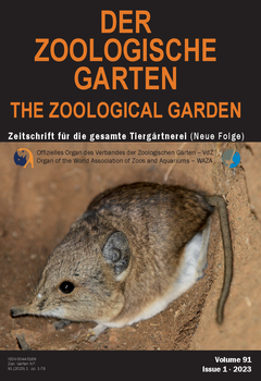 Titelbild der Zeitschrift Zoologischer Garten, Ausgabe 1 - 2023
